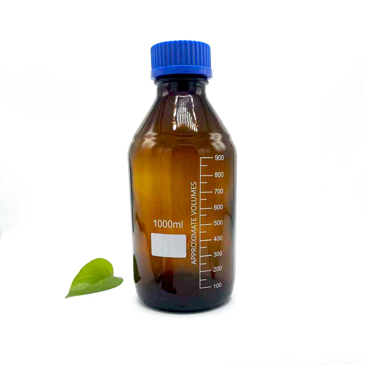 ขวดแก้วรีเอเจนต์สีเหลืองอำพันขนาด 1000 มล ขวดแก้วรีเอเจนต์สีเหลืองอำพันขนาด 1000 มล